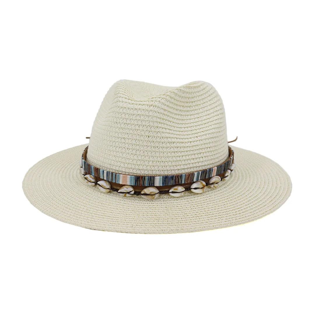 Cappello da donna con protezione solare per spiaggia, vacanze, decorazione all'aperto, Nero , 6 3/8-6 5/8