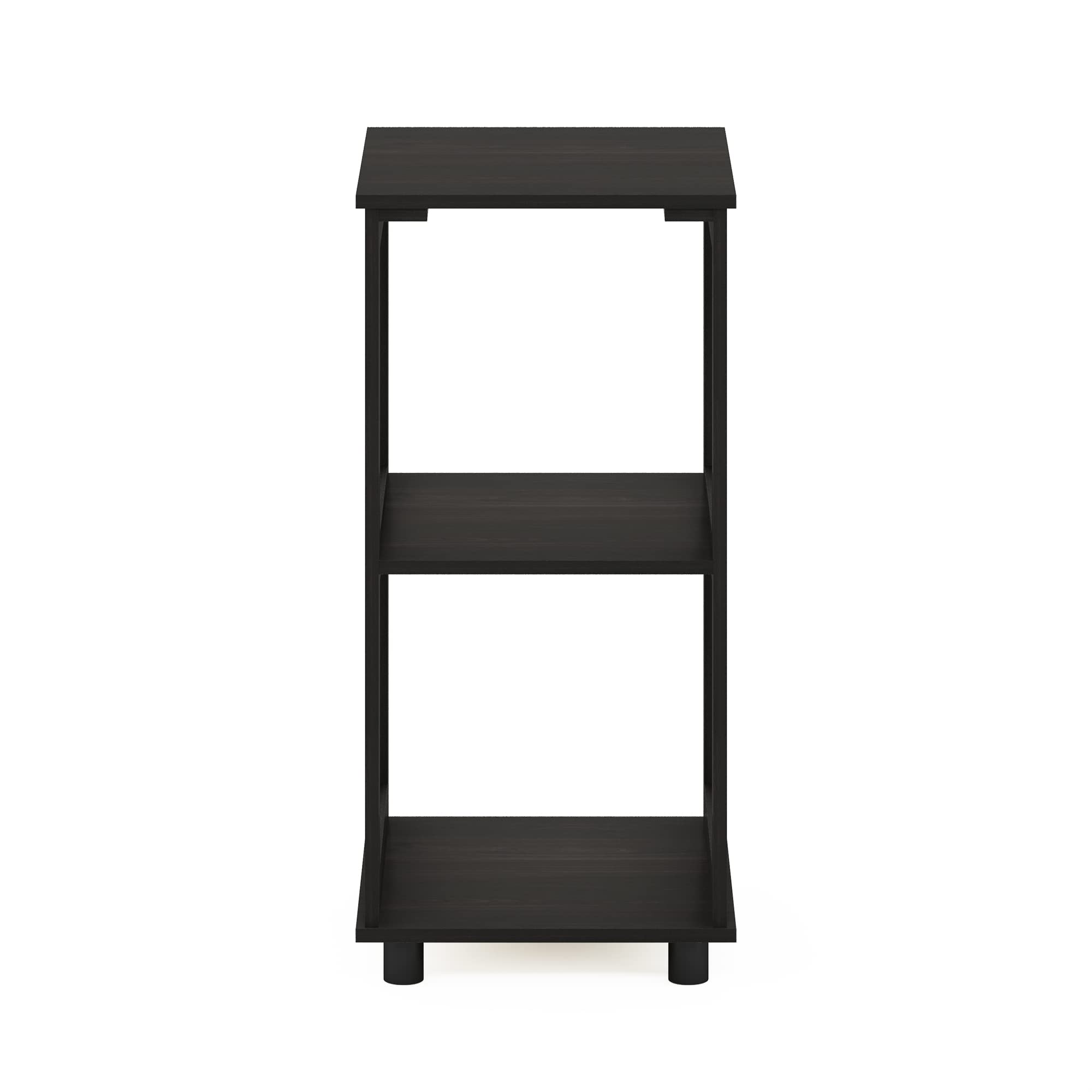 Furinno Romain Mesa Auxiliar, Madera de ingeniería, Espresso, 1 Pack
