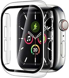 Case + Tempered Glass Screen Protector for Apple Watch Series 8 (45mm) / Series 7 (45mm) / Series 8 & 7 Aluminum (45mm), SuperGuardZ Heavy Duty Slim Shockproof Protective Cover Armor