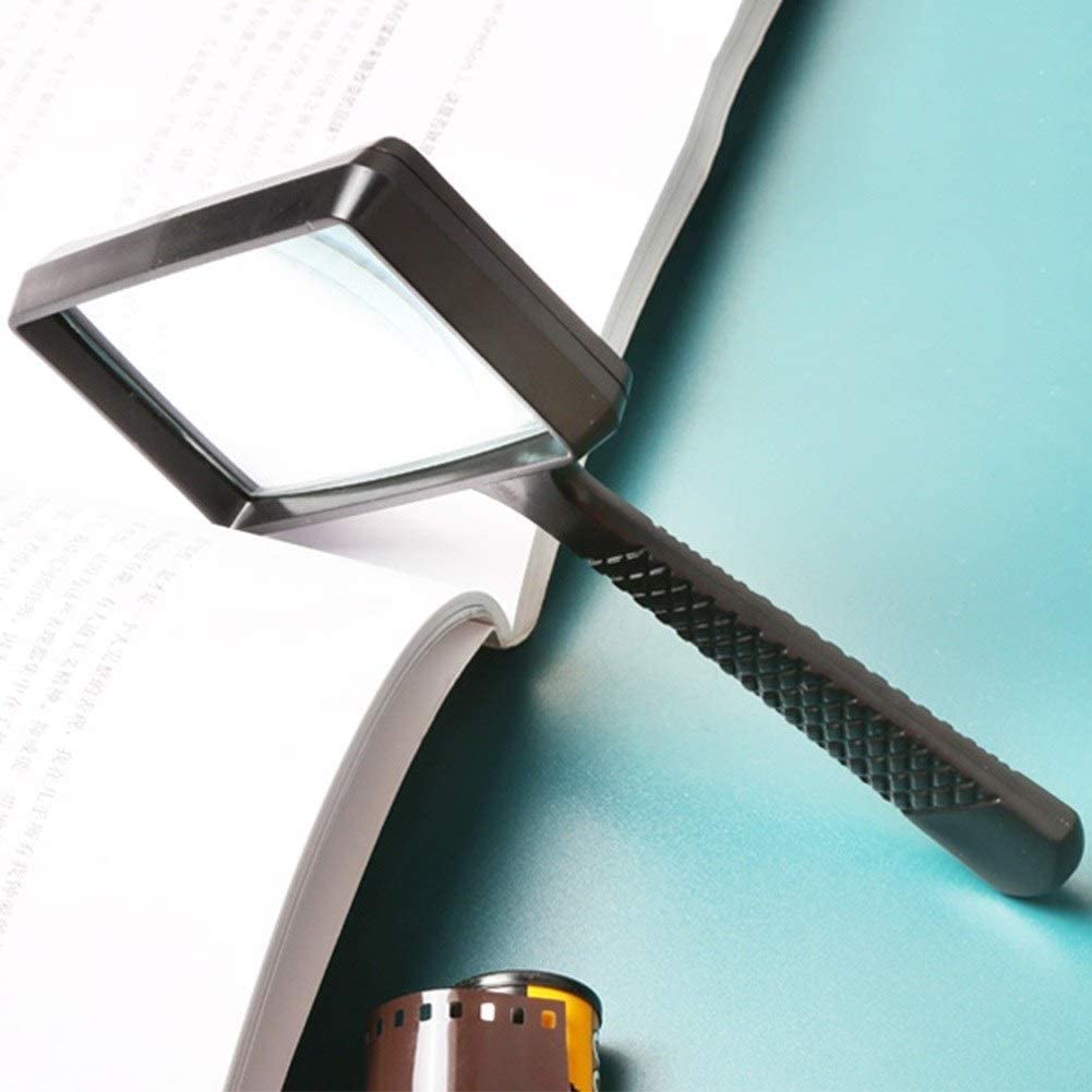 Lente d'Ingrandimento 5X, Lente Ottica da 50 mm per Lettura di Libri e mappe ipovedenti.