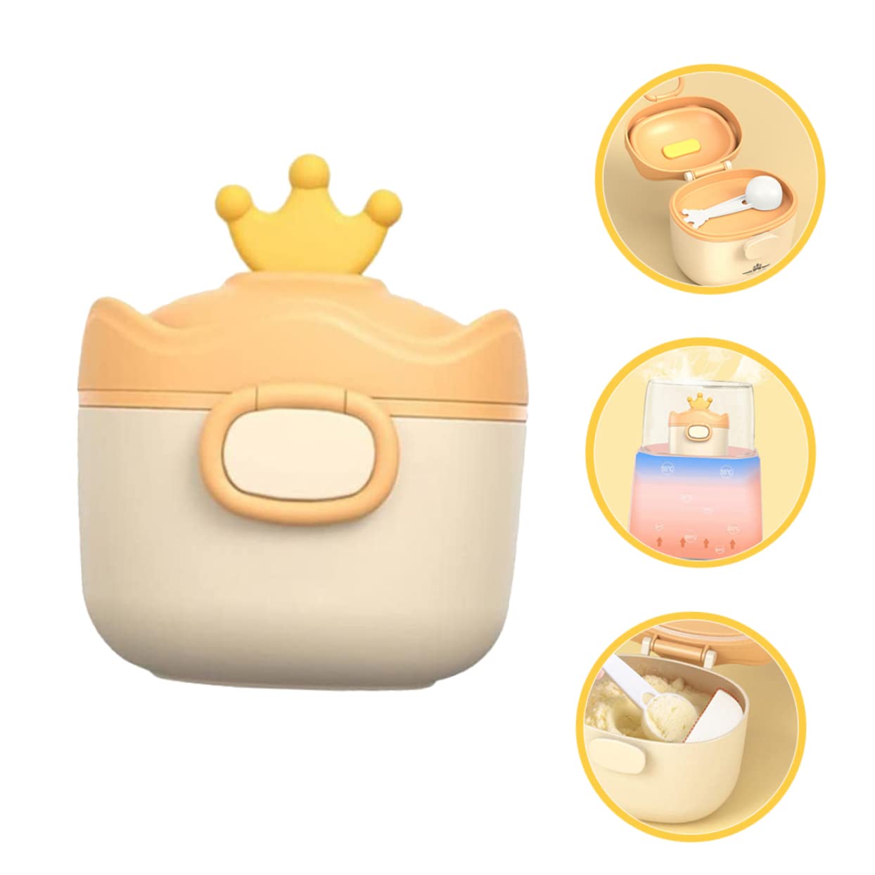 ULDIGI Dispenser Portable Milk Powder Storage Box Scoop Travel Containers for Easy Feeding