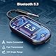 Ankilo Bluetooth 5.3 Adapter Transmitter & Sender für Flugzeug, 2 in 1Bluetooth Adapter mit Flugzeug,TV, Stereoanlage Splitter,für MP3 /MP4 Kopfhörer HiFi Lautsprecher, Laptop,TV