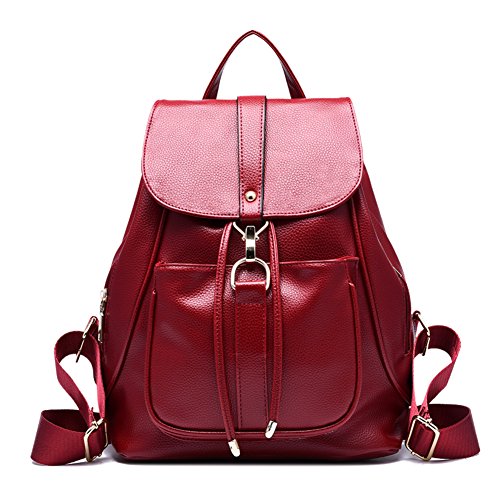 Sac à dos en cuir PU pour femme et sac à main d'épaule style coréen modèle B