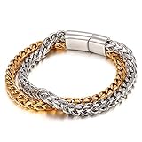 ✨ Elección de regalo perfecta para él/ella: elegante y novedosa pulsera de cadena unisex para hombres y mujeres. Adecuado para atuendo formal o casual, añade encanto y destellos. Sería un regalo perfecto para mamá, papá, marido/esposa, novio/novia, mejor amigo, niños/niñas, o para ti mismo en el día de San Valentín, Navidad, cumpleaños, aniversario, día de la madre/día del padre. Entrega doble felicidad al festival con un regalo especial