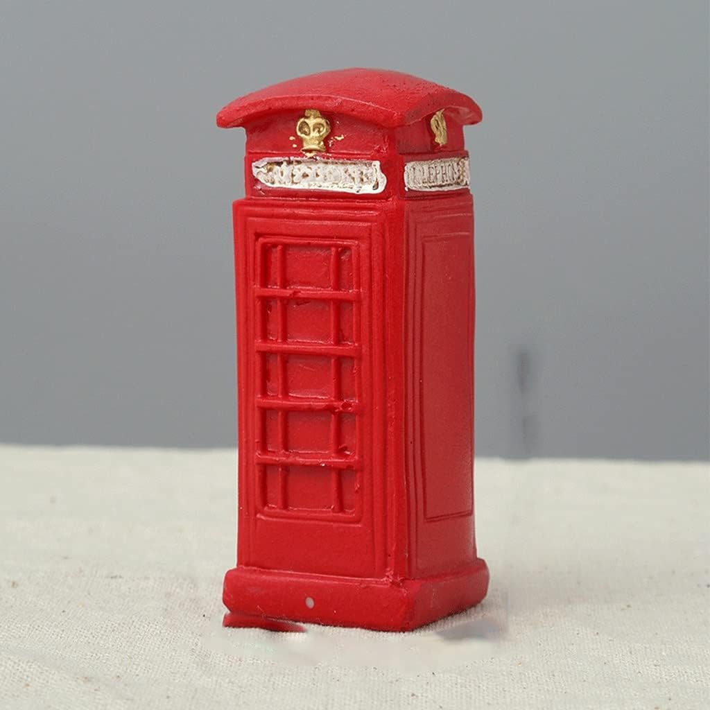 Retro Nostalgic Desktop Mini Resin Phone Decoration Cartoon Decoration Model Radio Decoration (Color : A, Size : One) (B One)