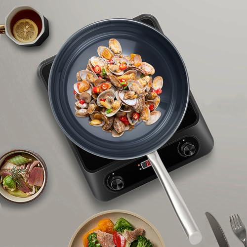 Wok antiadherente con tapa, 11.8 pulgadas miniatura 7
