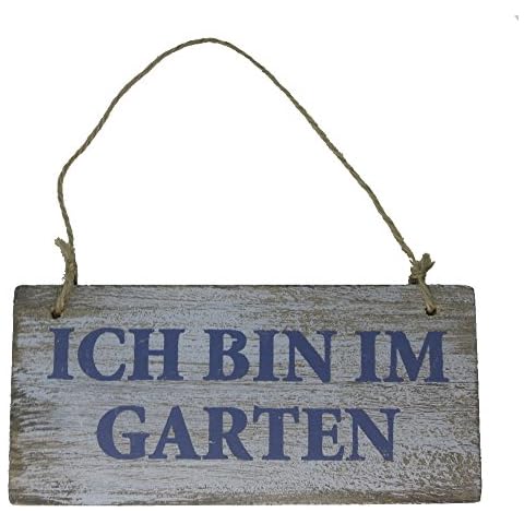 Holz Schild mit Kordel Ich Bin Cover