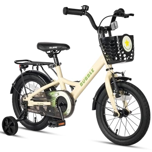 Glerc Bubble 14 Zoll Kinderfahrrad für 3 4 5 6 Jahre alte Jungen und...