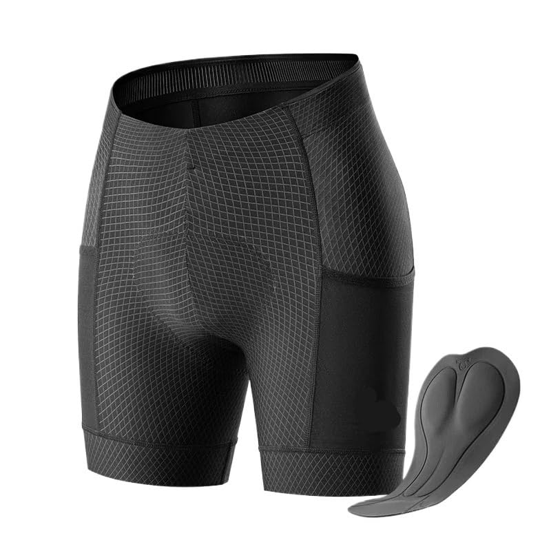 Culotte Ciclismo Mujer Antideslizante Pantalones Cortos De Ciclismo For Mujer, Verano, Carretera, Con Dos Bolsillos, Deportivo, 7 Horas(L)