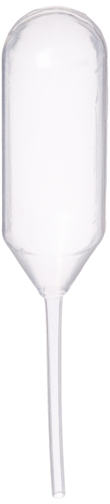 Globe Scientific134010-500 LDPE Fine Tip Transfer Pipet, Non-Sterile, 51mm Length, 1.3mL Capacity (Box of 500)