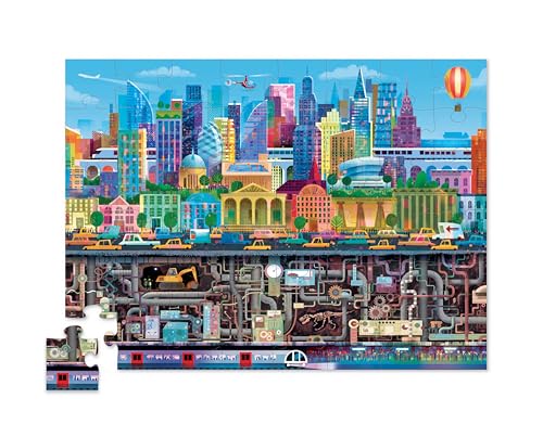Puzzle Crocodile creek Dessous Et Dessus La Ville 48 Pièces Autres - vue 3