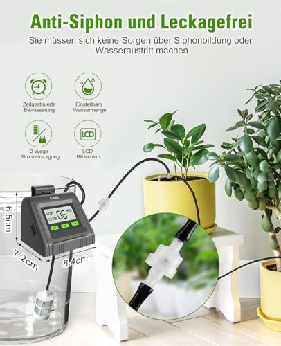 Balkon Bewässerungssystem 6-tlg. - Automatisch Ohne Wasseranschluss