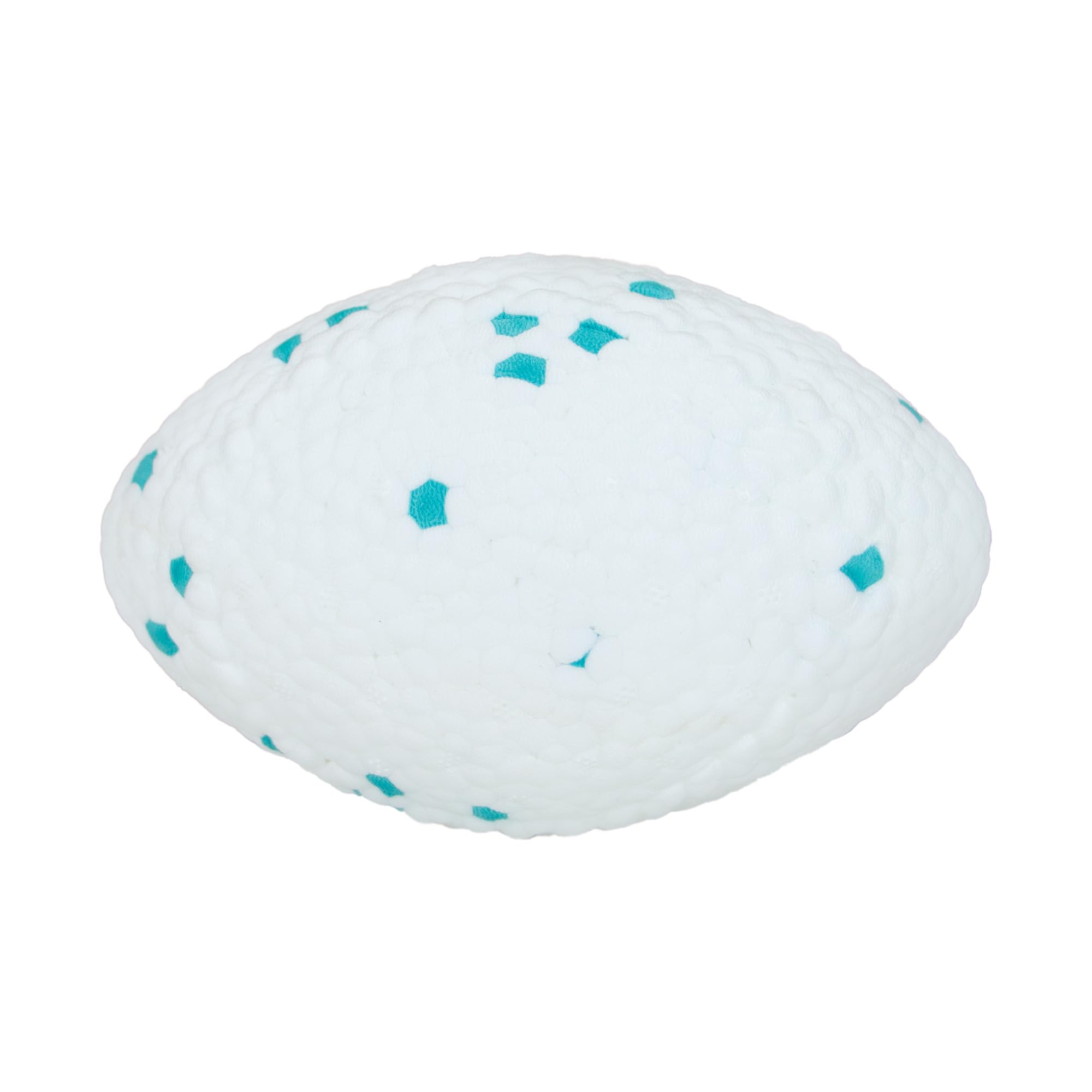 Ancol Chase Floating Rugby Ball Dog Toy - 15 x 10cm, Lightweight Buoyant Ball for Water Fetch, Pool or Beach Play, Highly Visible