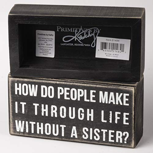 Primitivesbykathy18182boxsignwithoutasister Urban Country Home Decor Primitives by kathy 18182 box sign without a sister urban country home decor