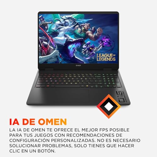 Variante de HP portatil gaming OMEN 16 pulg 2.5K Ryzen 9 RTX 5070 32GB