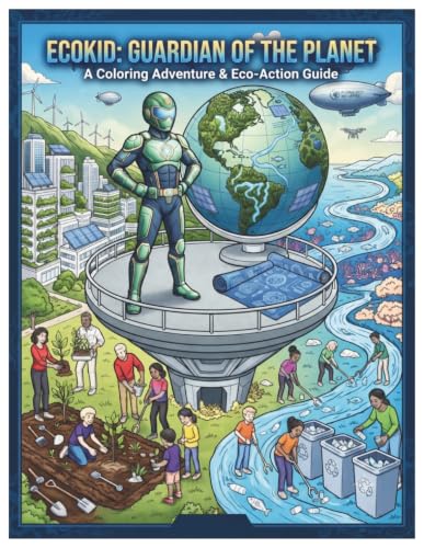 ECOKID: Guardian of the Planet: A Coloring Book Adventure & Eco-Action Guide image 2