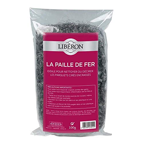 Paille de fer Libéron sachet de 100gr laine d'acier de qualité supérieure