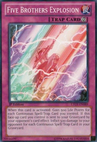 Amazon.com: YU-GI-OH! - Five Brothers Explosion (LTGY-EN089