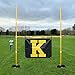 VioraWhite Jumbo Football Goal Post 10 Feet Tailgate Party Giant Field Goal Post for Outdoor Pep Rally Flag Football Graduation Parties