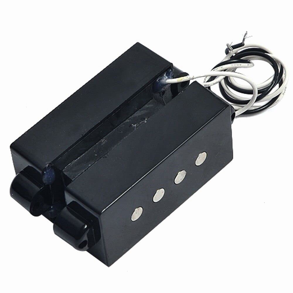 Set Vintage Electric Guitar Pickups for 4 String Precision P Bass Black Parts