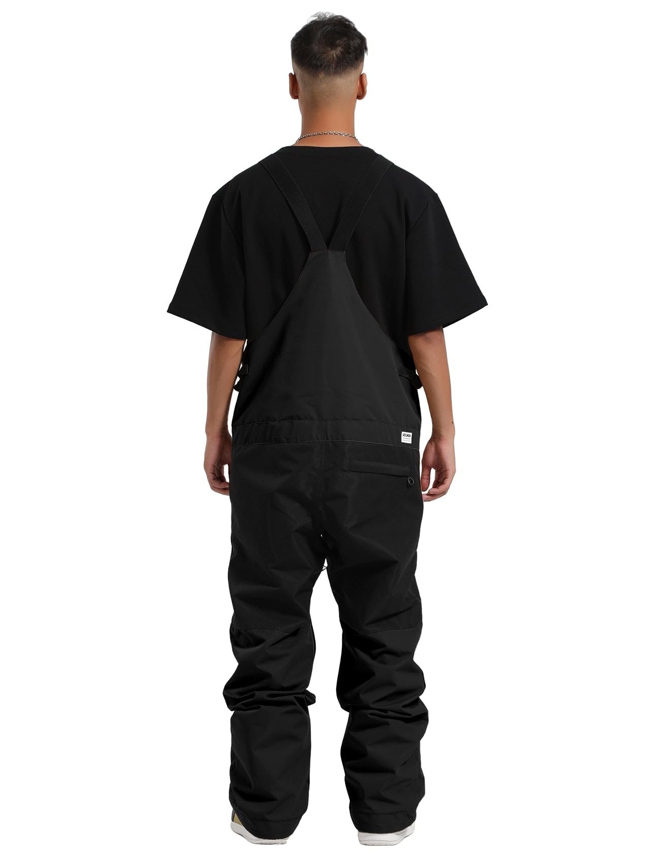 GSOU SNOW Herren Ski Bib Latzhose Skihose Snowboardhose - Multi Pockets Leicht Wasserdicht Winddicht Atmungsaktiv Warm
