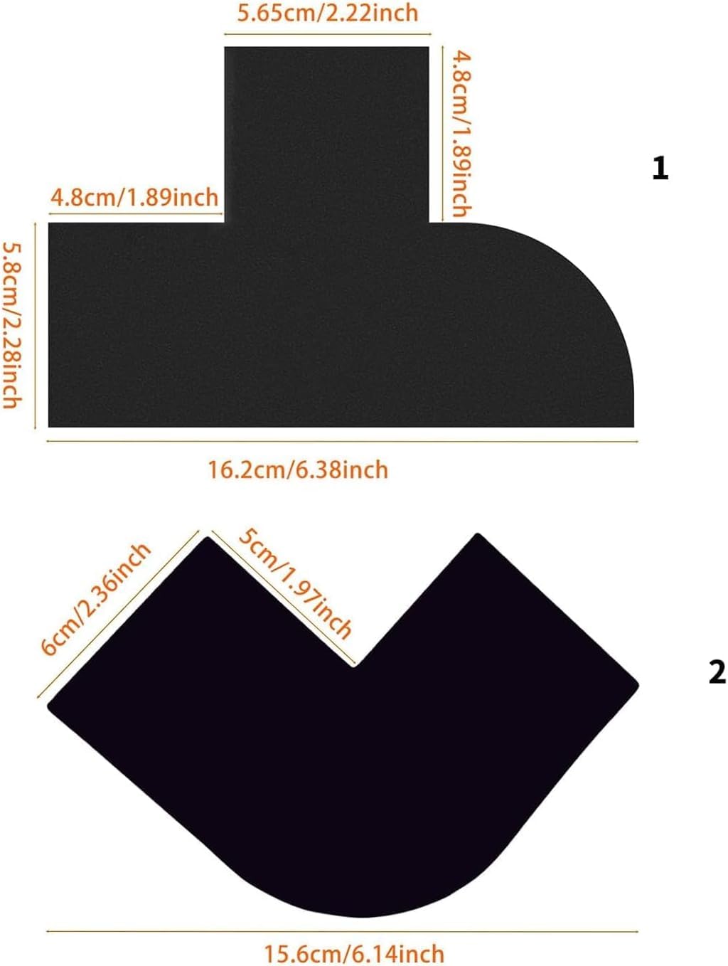 Black Practical Barber Enhancement Card for Men's Hairlines and Mustache Line Up Stylish Hairlines and Beard Shaping Accesory Rotary Shavers Electric Shavers, Men's Rotary Shavers