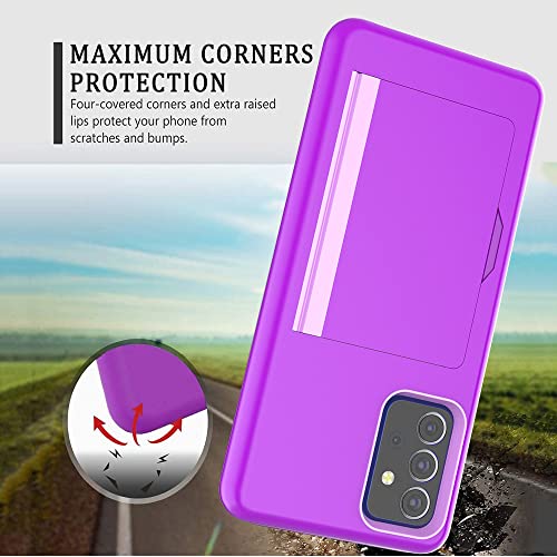 Coque pour Samsung A12 et S21 Plus : étui violet idéal pour vos déplacements