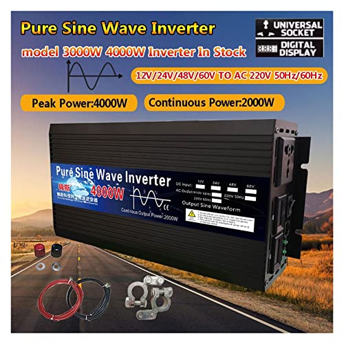 Onduleur pur sinus 4000W pour protéger vos appareils électriques 48V - 4