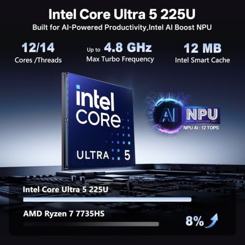Image of HP 17.3 inch Business Copilot AI Laptop, Intel Ultra 5 255U,16GB DDR5 1TB SSD | 17.3 inch Large Display for More Workspace&AI Task, Numeric Keypad, Battery Fast charge, Wi-Fi 6, Windows 11 Home, w / PCO Cooler