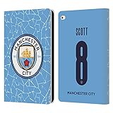Sistema de cierre magnético Head Case Designs Licenciado Oficialmente Manchester City Man City FC Jill Scott 2020/21 Kit Hogar Mujer Grupo 1 Carcasa de Cuero Tipo Libro Compatible con Apple iPad Air 2 (2014)
