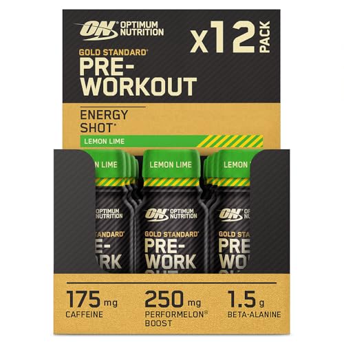 Optimum Nutrition Gold Standard Pre Workout Shot Lemon & Lime12x60ml