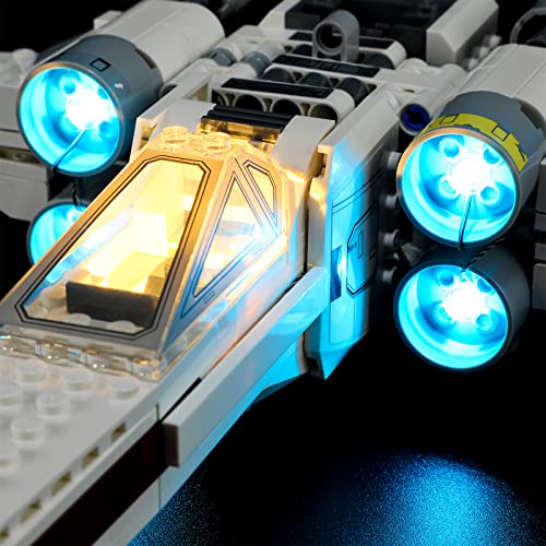 BRIKSMAX Led Lighting Kit for LEGO-75301 Luke Skywalker's X-Wing Fighter - Compatible with Lego Star wars Building Blocks Model- Not Include Lego Set - Image 4