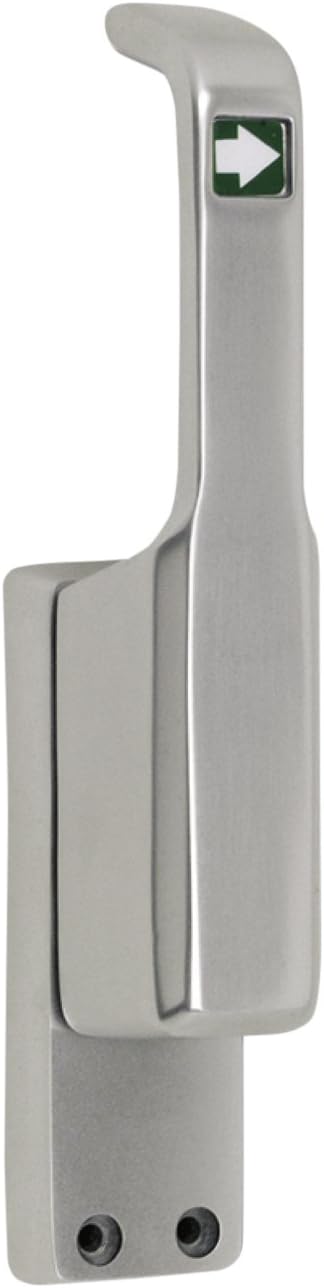 Fuhr Door Bolt with Arrow, Heavy, Right, Hub 23 mm, Silver Anodised