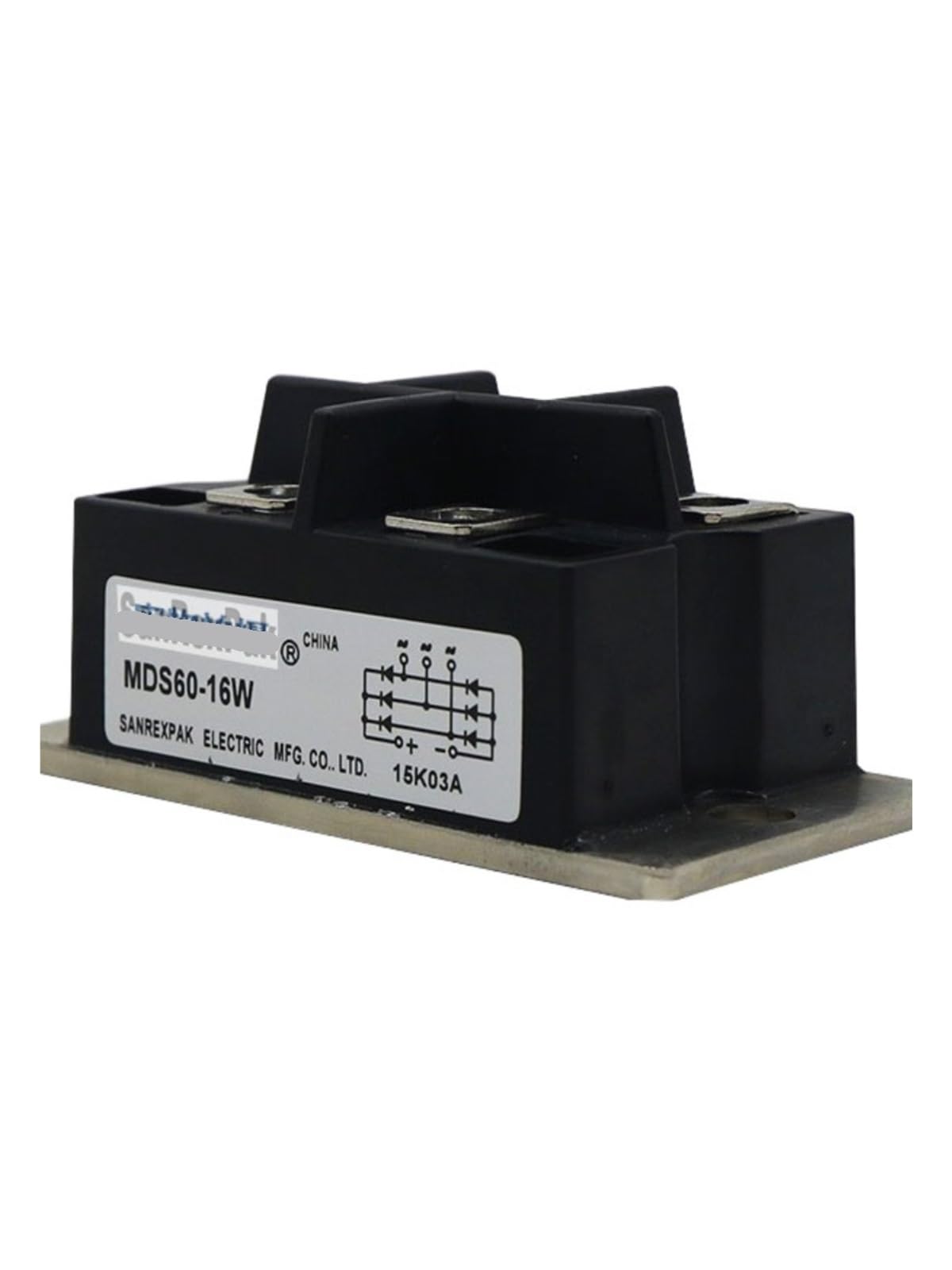 Module de pont redresseur MDS60-16W triphasé 1600V avec fusible intégré