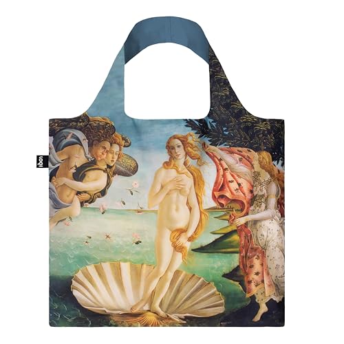 LOQI Sandro Botticelli The Birth of Venus - Nacimiento de Venus - Bolsa reciclada, Multicolor, 50 x 42 cm, Art, Multicolor, 50 x 42 cm, Arte