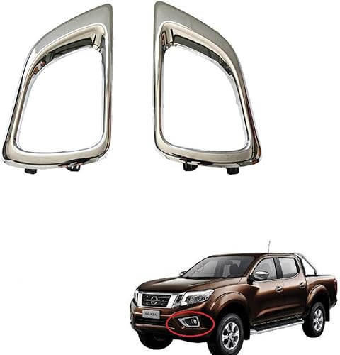 Miniatura 2 de Cubierta de decoración de lámpara antiniebla de coche, accesorios de lámpara antiniebla ABS, 2 piezas de rejilla de decoración de lámpara