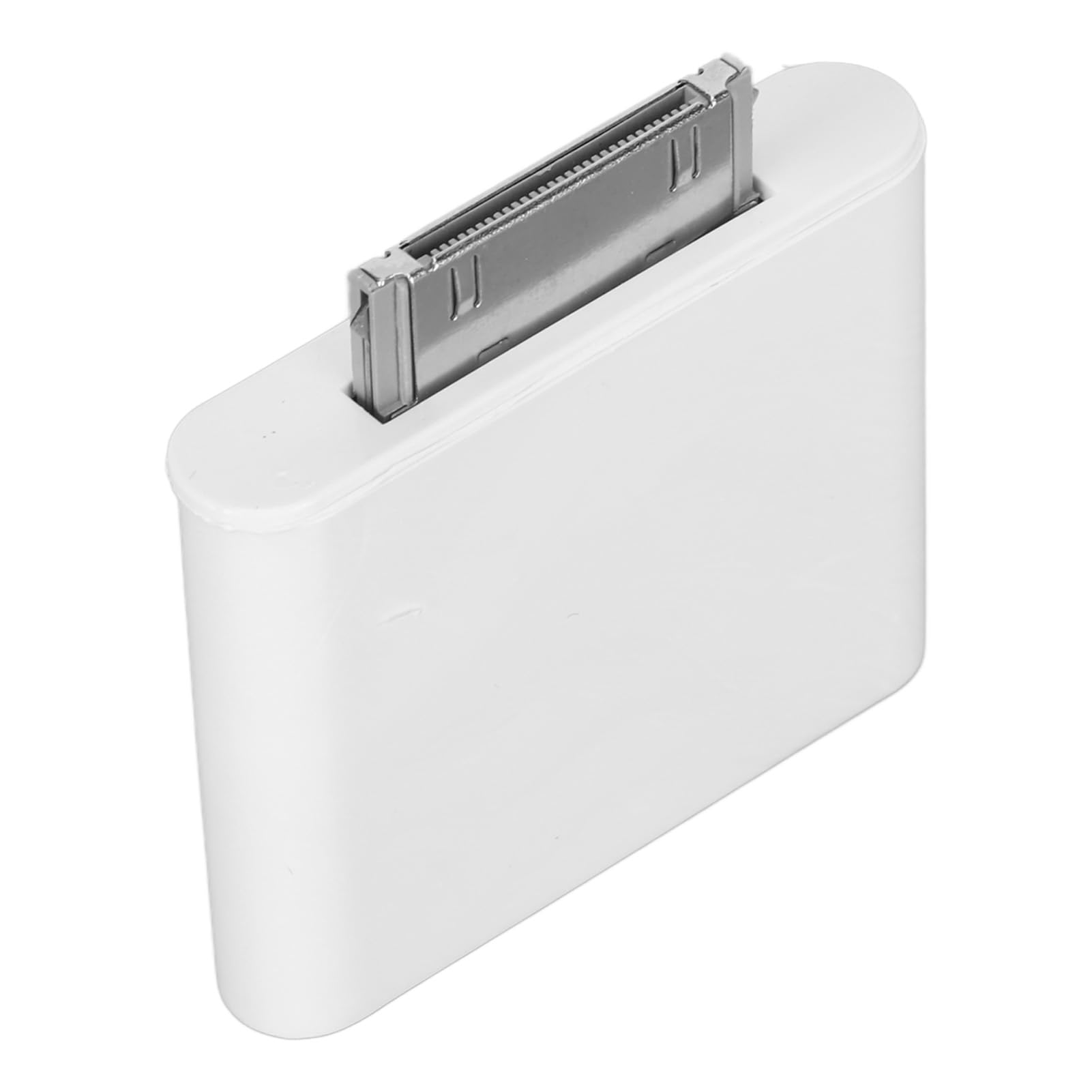 Adattatore Bluetooth a 30 Pin, Adattatore Dongle per Trasmettitore Audio Wireless Bluetooth 2.1 per IPod, Portata 10M, Plug and Play Senza unità (Bianco)