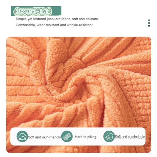 Housse de canapé extensible gris clair en velours épais 1 à 5 places