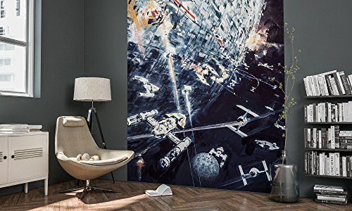 Komar 012-DVD2 Star Wars Classic Dogfight Wallpaper, Assorted Colours