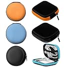 Amazon NAWOKEENY Headphones Travel Organizer Case, 6PCS Portable Earbuds Case Storage Box, Durable EVA Material Lightweight Portable Mini Earphones Carrying Case for Earphone USB Cable Charger