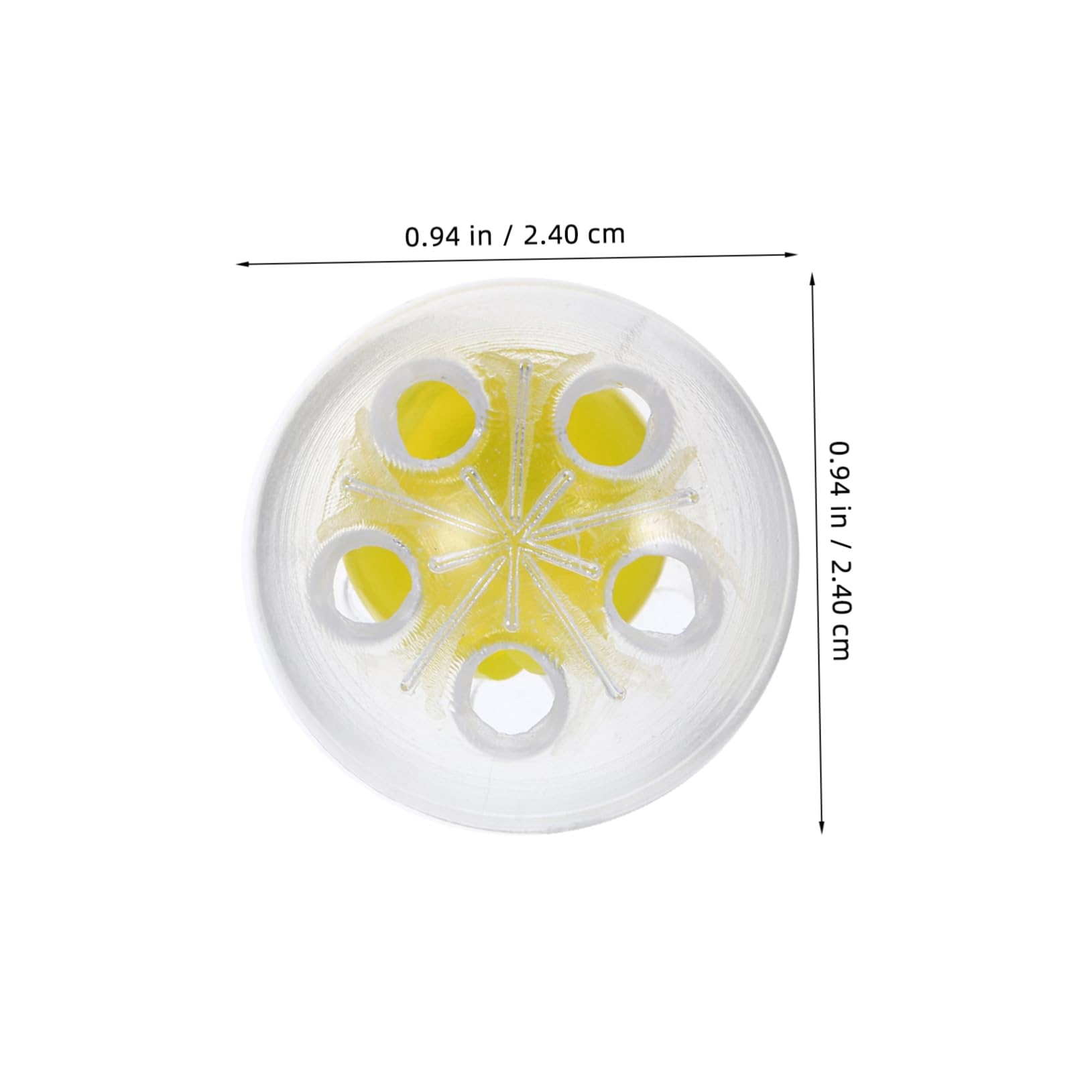 HOMSFOU 50pcs Animal Rattle Balls Noise Maker Inserts for Plush Toys Crochet Projects