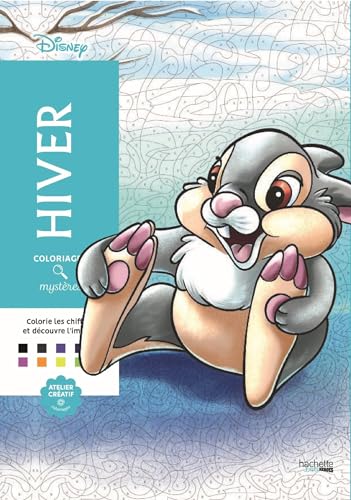 Coloriages myst&egrave;res Disney - Hiver