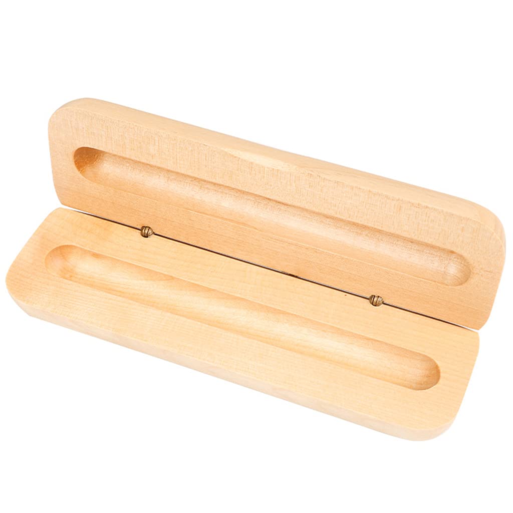 XIGACGEH Wooden Pen Package Box Pencil Box Gift Packaging Business Gift Pen for Case Company Business Pencil Single Wood