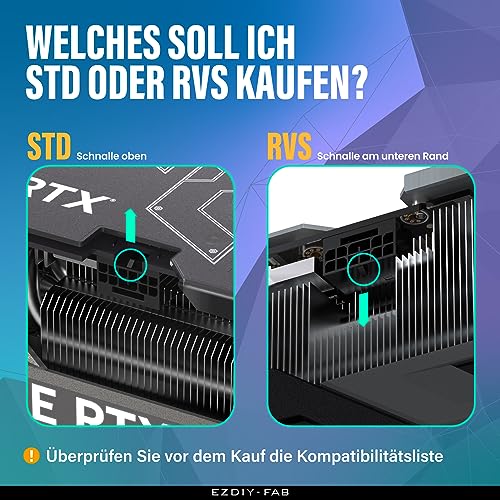 Adaptador 12VHPWR 12+4 pin con soporte de 600W y ángulo de 180 grados tipo STD para GPU RTX 4090 6