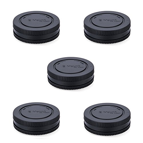 Capuchon arrière d'objectif JJC compatible Sony E Mount ALC-B1EM pour Alpha A7 et NEX