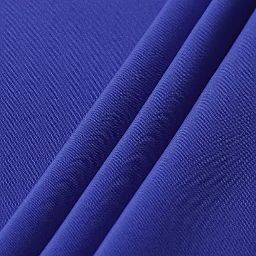 Image of sancua Rectangle Tablecloth - 60 x 84 Inch - Stain and Wrinkle Resistant Washable Polyester Table Cloth, Decorative Fabric Table Cover for Dining Tables, Buffet Parties and Camping, Blue
