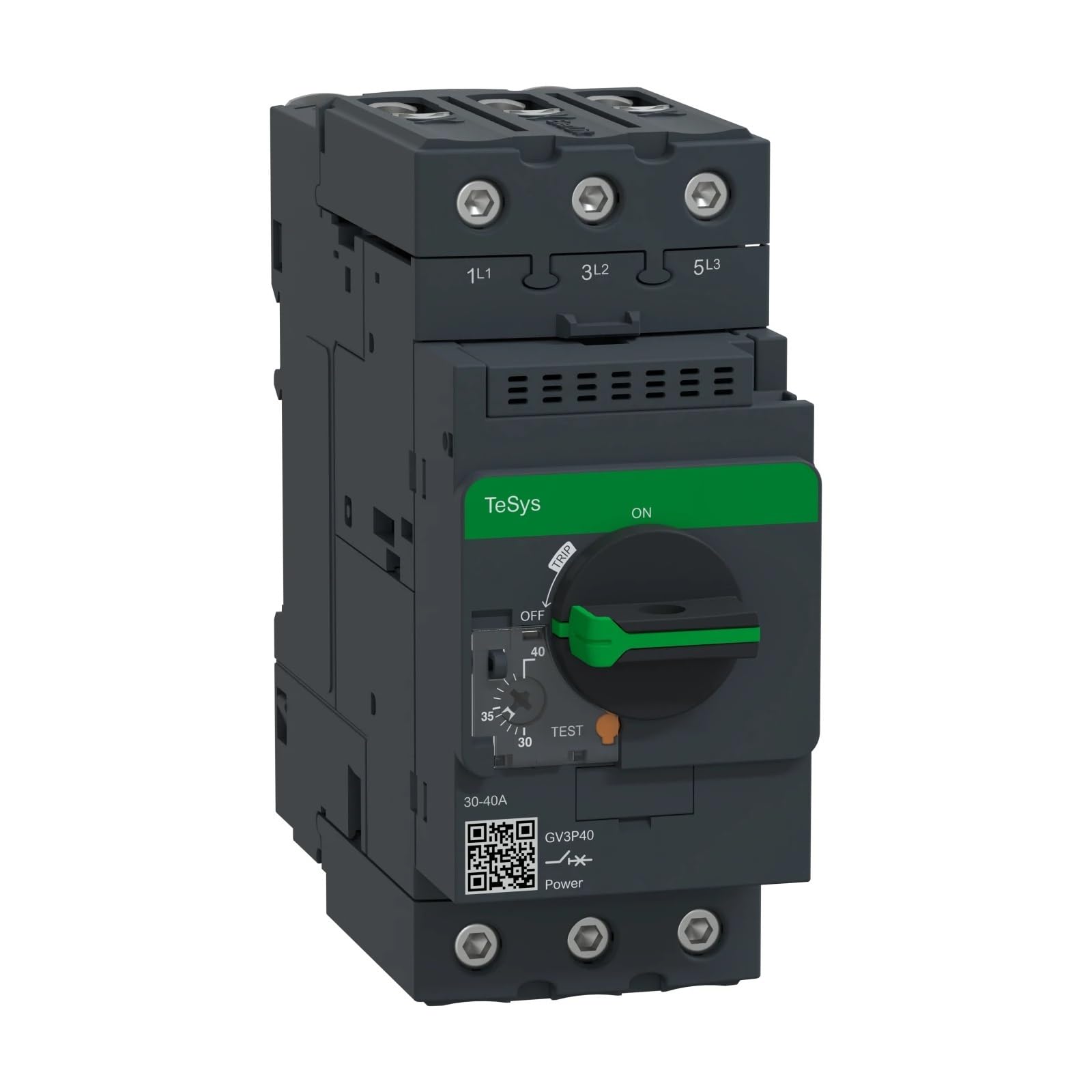 LHNBGTUIW GV3P40 3P 30-40 Thermal Magnetic EverLink Terminal Motor Circuit Breaker