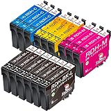 Epson対応 エプソン 互換 インクカートリッジ RDH-4CL 互換インクカートリッジ RDH リコーダー インク 互換インク PX-048A PX-049A 大容量/説明書付/残量表示/個包装 Drnoae製