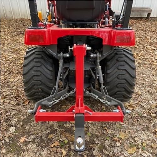 Image of ECOTRIC 3 Point 2 inch Receiver Trailer Hitch Category 1 Tractor Gooseneck