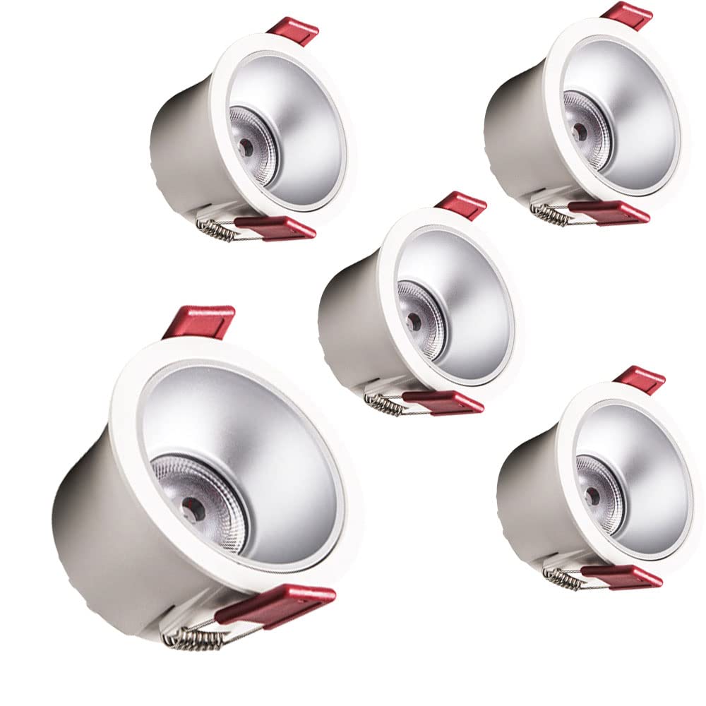 Faretto LED da Incasso 7W/10W Impermeabile per Doccia, Foro di Incasso da 3,3 Pollici, Corpo in Alluminio Ultrasottile, Soffitto, 3000K/3500K/4000K, CRI 92 per